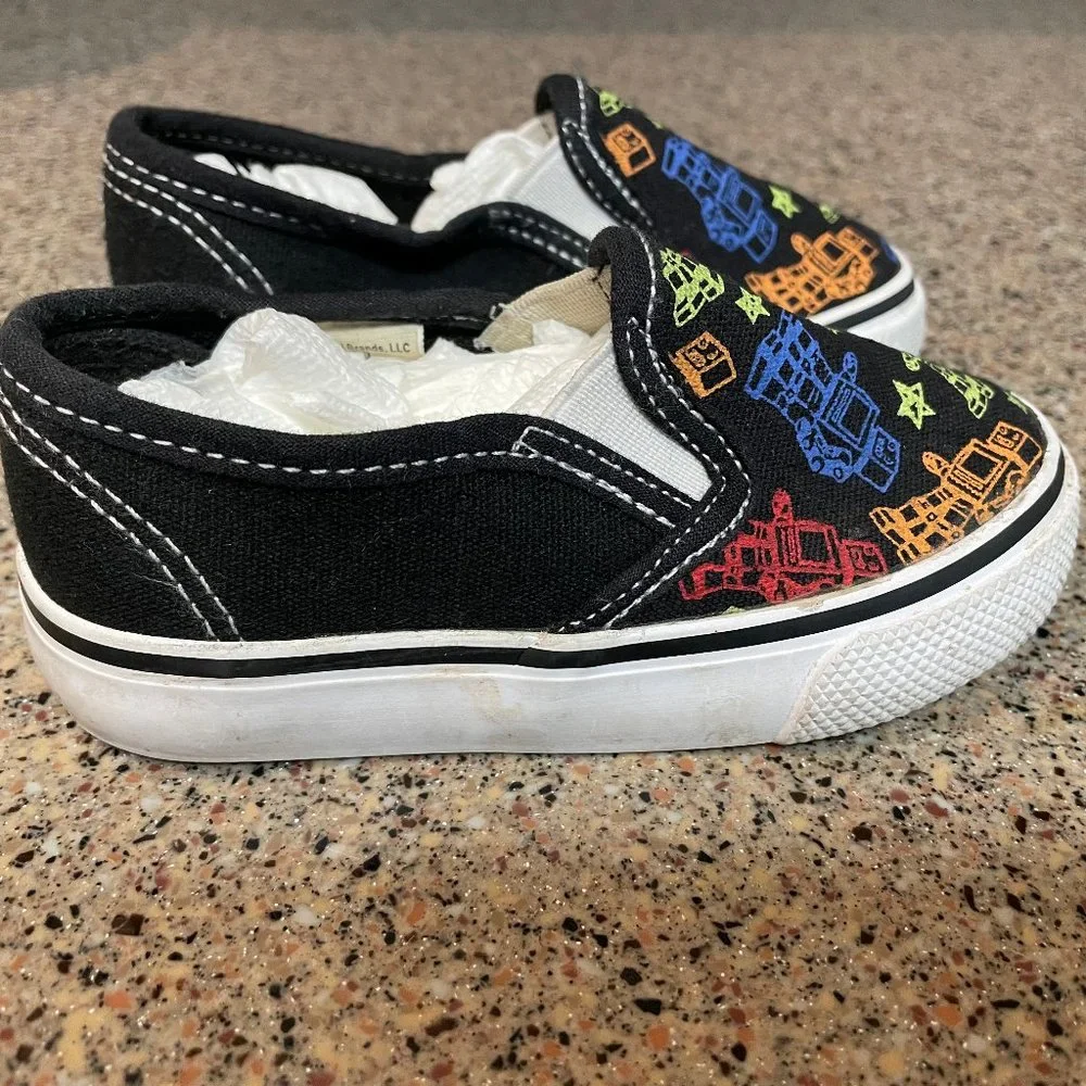 Kidgets Canvas Slip On robot loafers 6